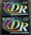 Fuji DR60 Ieci Type 1 Normal Blank Cassette Tapes Mins Lot Of 2 Sealed. Fixed Price $10.99.