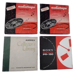 Audiotape Magnetic Recording Reel Sony Ampex Devices Plastic Lot Of 4. Fixed Price $28.99.