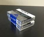 Two Sony Min 8 Mm Standard Video Cassettes (P6-120MPF). New Stock!. Fixed Price $10.95.