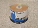 Hp Dvd+r 50 Pack Spindle 16X 4.7 Gb 120 Min Recordable New, Sealed. Fixed Price $12.74.