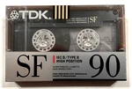 Tdk Sf 90 Vintage Audio Cassette Blank Tape Sealed Made Japan Type Ii. Fixed Price $29.99.