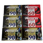 Memorex High Bias CD2 Audio Cassette 90 Dbs Normal 60 Lot New Sealed. Fixed Price $24.99.
