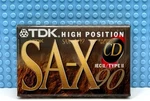 Tdk Sa-x 90 1995 Europe Type Ii Blank Cassette Tape (1) (sealed). Fixed Price $31.49.